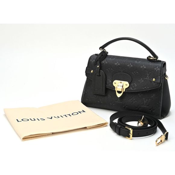 Louis Vuitton Handbag Georges BB Shoulder Bag Noir Black - Picture 10 of 10